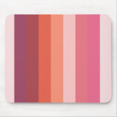 Rosa Streifen Mousepad (Vorne)