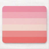 Rosa Streifen Mousepad (Vorne)