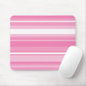 Rosa Streifen Mousepad (Mit Mouse)