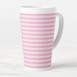Rosa Streifen nahtloses Muster Milchtasse