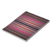 Rosa Streifen Notizblock (Rotiert)