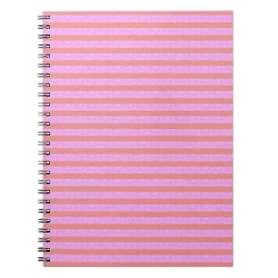 Rosa Streifen  Notizblock