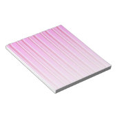 Rosa Streifen Notizblock (angewinkelt)