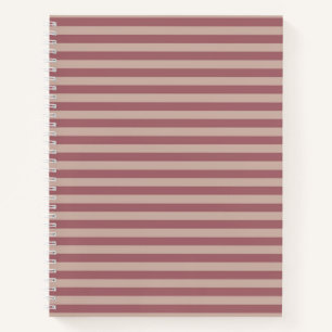 Rosa Streifen Notizbuch