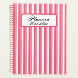 Rosa Streifen Planer