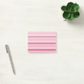 Rosa Streifen Post-it Klebezettel (Büro)