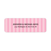 Rosa Streifen Retro Stilvolle klassische Familie