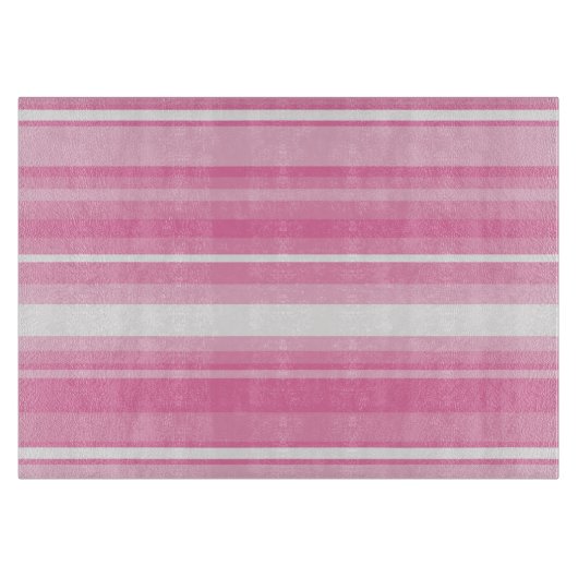 Rosa Streifen Schneidebrett (Vorderseite)