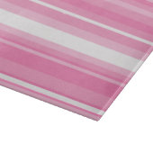 Rosa Streifen Schneidebrett (Ecke)
