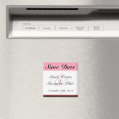 Rosa Streifen Schokolade braun Speichern Sie das D Magnet (In Situ (Geschirrspüler))