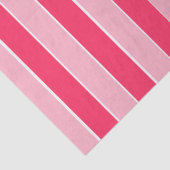 Rosa Streifen Seidenpapier (Detail)