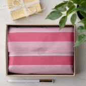 Rosa Streifen Seidenpapier (Geschenk)