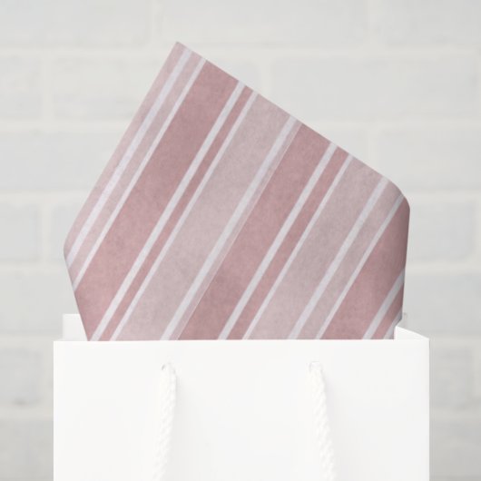 Rosa Streifen Seidenpapier (Geschenktüte)
