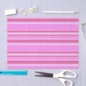 Rosa Streifen Seidenpapier (Handwerk)