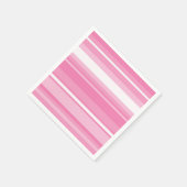 Rosa Streifen Serviette (Ecke)