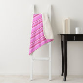 Rosa Streifen Sherpadecke (Beispiel)