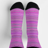 Rosa Streifen Socken (Oben)