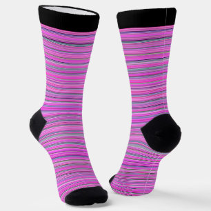 Rosa Streifen Socken