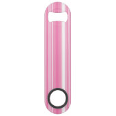 Rosa Streifen Speed Flaschenöffner (Rückseite)