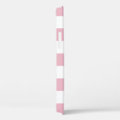 Rosa Streifen, Streifen, Linien, Ihr Name Case-Mate iPhone Hülle (Rückseite / Rechts)