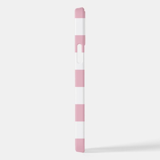 Rosa Streifen, Streifen, Linien, Ihr Name iPhone Hülle (Rechte Seite)