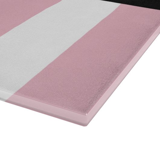 Rosa Streifen, Streifen, Linien, Ihr Name Schneidebrett (Ecke)