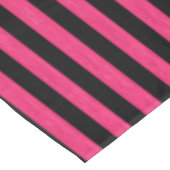 Rosa Streifen Tischdecke (Schrägansicht)