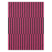 Rosa Streifen Tischdecke (Vorderseite)