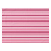 Rosa Streifen Tischdecke (Vorderseite (Horizontal))