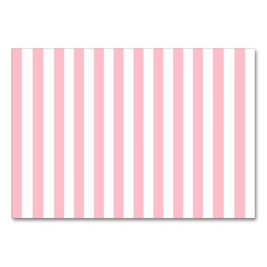 Rosa Streifen Tischnummer (Vorderseite)