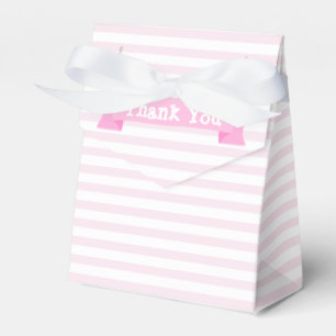Rosa Streifen   Vielen Dank Geschenkschachtel