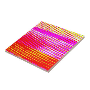 rosa Streifenmuster Fliese