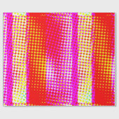 rosa Streifenmuster Geschenkpapier (Flach)