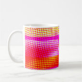 rosa Streifenmuster Kaffeetasse (Links)