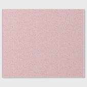 Rosa Streusel-Geschenkpapier Moderne Feiern Geschenkpapier (Flach)