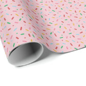 Rosa Streusel-Geschenkpapier Moderne Feiern Geschenkpapier (Rolleneckpunkt)