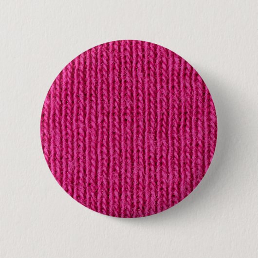 Rosa Strickwolle Button (Vorderseite)