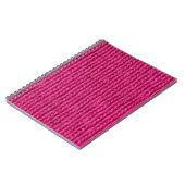 Rosa Strickwolle Notizblock (Linke Seite)