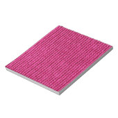 Rosa Strickwolle Notizblock (Rotiert)