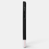 Rosa Stripes Eiffelturm Case-Mate iPhone Hülle (Hinten/Links)