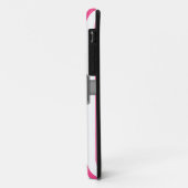 Rosa stripes iPhone 5 Case-Mate ID™ Hülle (Hinten/Links)
