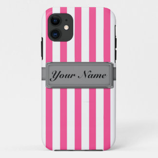 Rosa stripes iPhone 5 Case-Mate ID™ Hülle