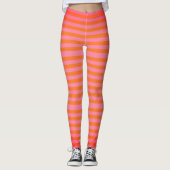 Rosa Stripes Leggings (Vorderseite)