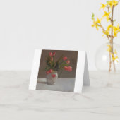 Rosa Strudel Karte (Gelbe Blume)