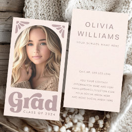 Rosa Studierende Abschluss Netzwerk Foto Arch Visitenkarte