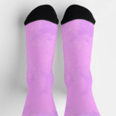 Rosa Sturmwolken Socken (Oben)