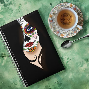 Rosa Sugar Skull Portrait Planer