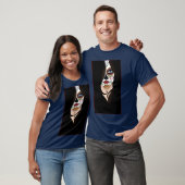 Rosa Sugar Skull Portrait T-Shirt (Unisex)