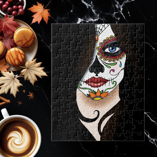 Rosa Sugar Skull Puzzle