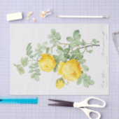 Rosa Sulfurea Seidenpapier (Handwerk)